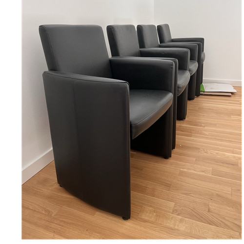 4er set schwarze - 4er-set, gepolsterte
