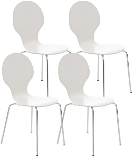 4er set besucherstuhl diego - set,