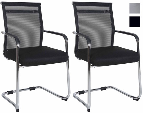 2er set besucherstühle - 2er,