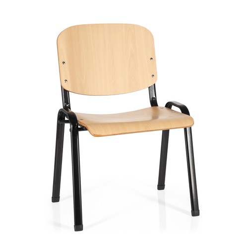 Besucherstuhl holz stapelstuhl - besucherstuhl,