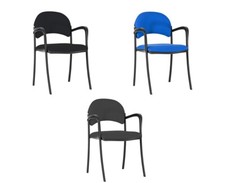 Besucherstuhl mit Armlehnen